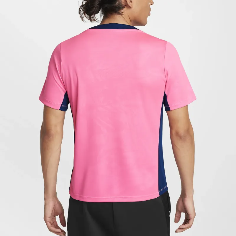 Nike Atlético MadridAcademy FW24 Pro Third Soccer Jerseys Men's Pink Glow/Blue Hollow/Blue Hollow-2
