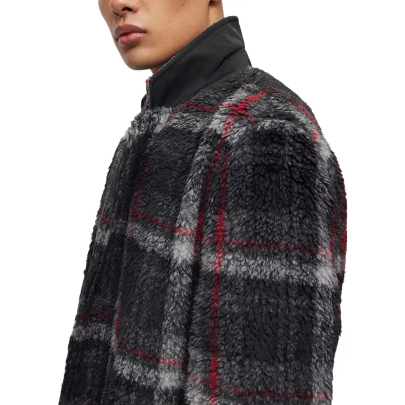 HUGO BOSS Coats Men Black-3