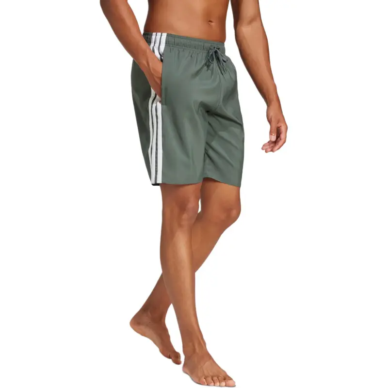 Adidas Free Shipping With AdiClub 3 Stripes Swim Shorts 8 Inch-3