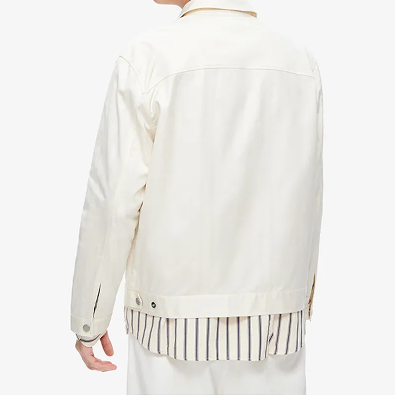 FILA Jackets Men Jade Rabbit White-2