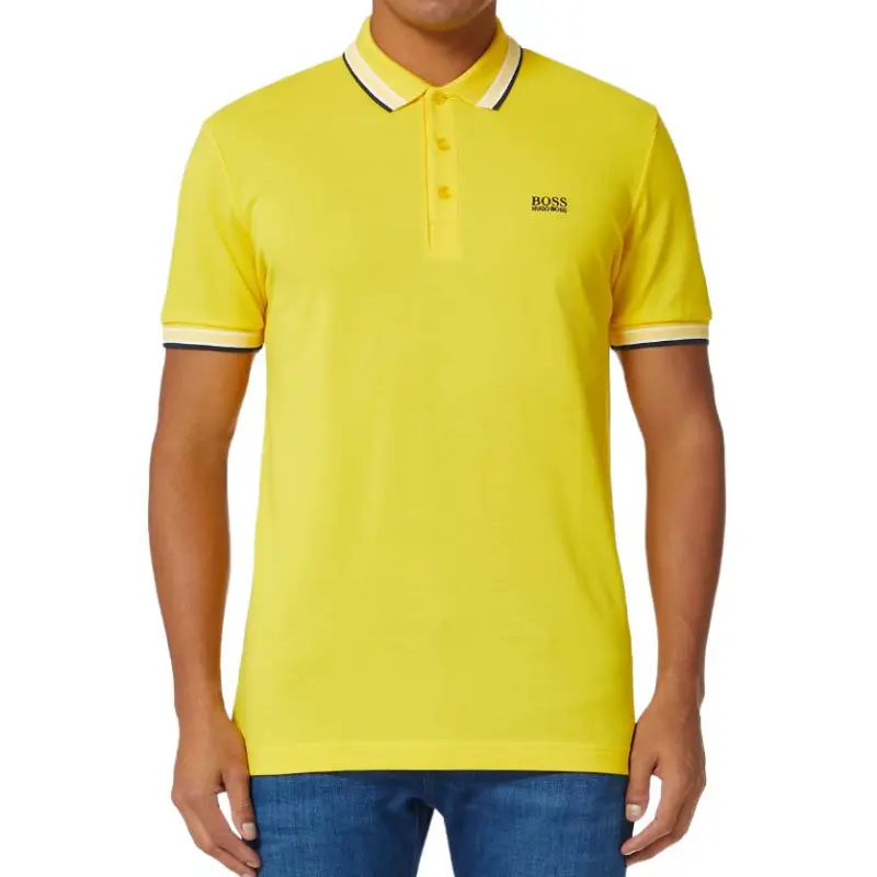 HUGO BOSS Polo Shirt Men's Yellow-3