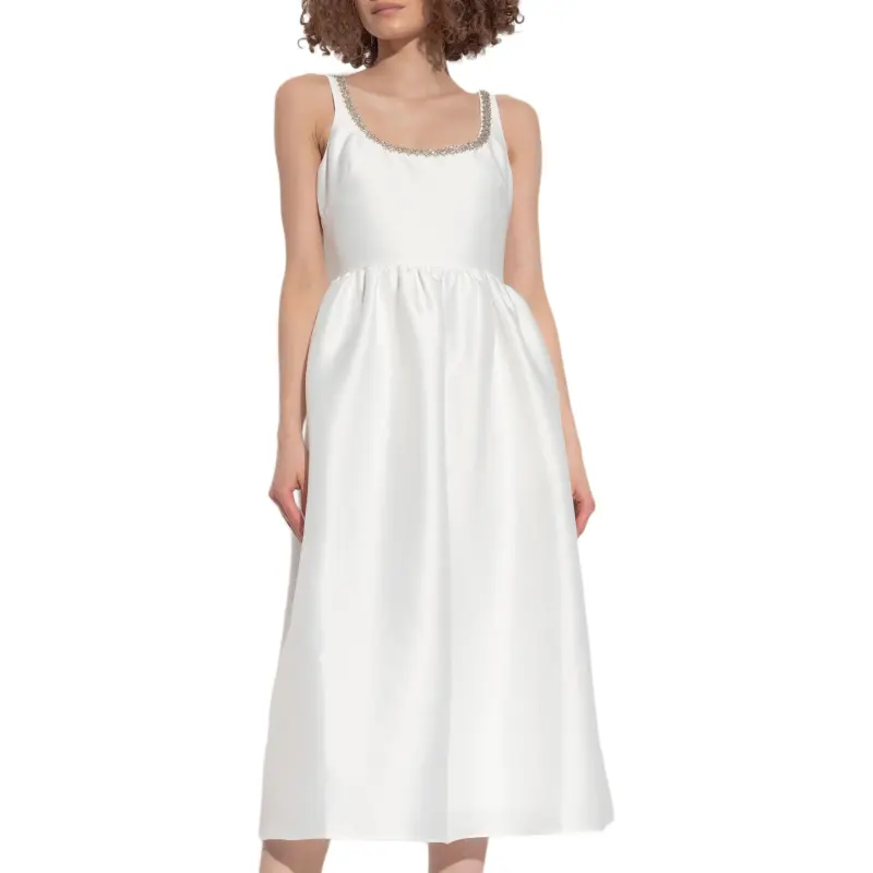 Self portrait Taffeta Midi Dress-2