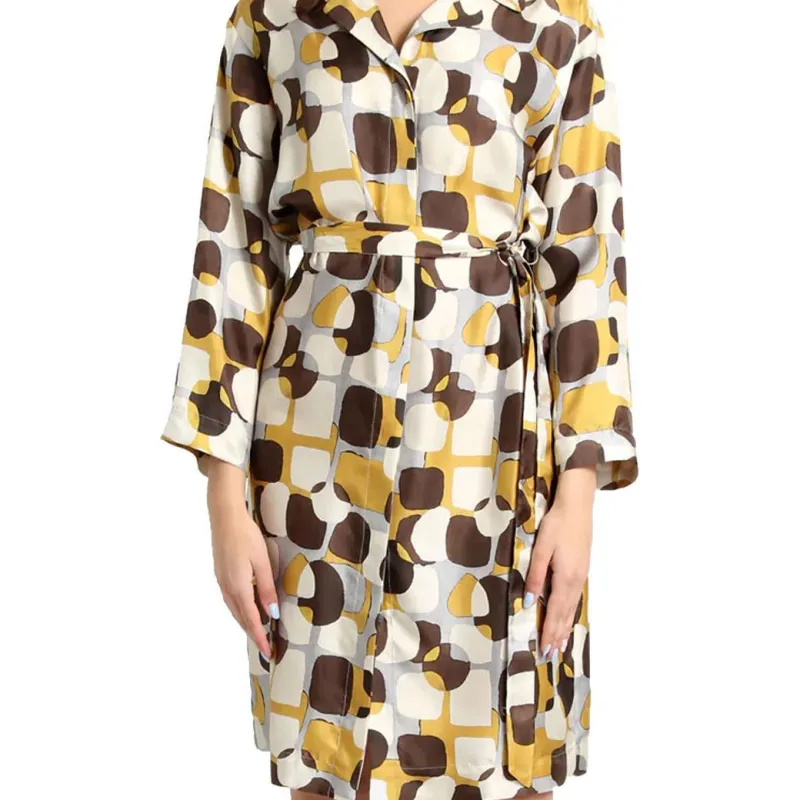 'S MAX MARA Long Sleeved Dresses Women's Yellow-5