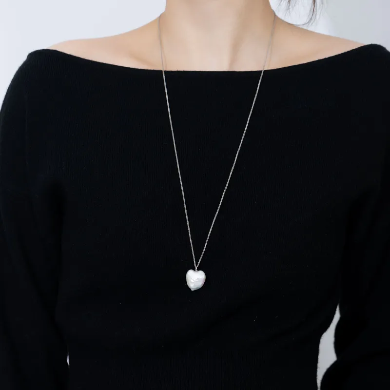 ANGEPERLE Pearl Necklaces Women's-5