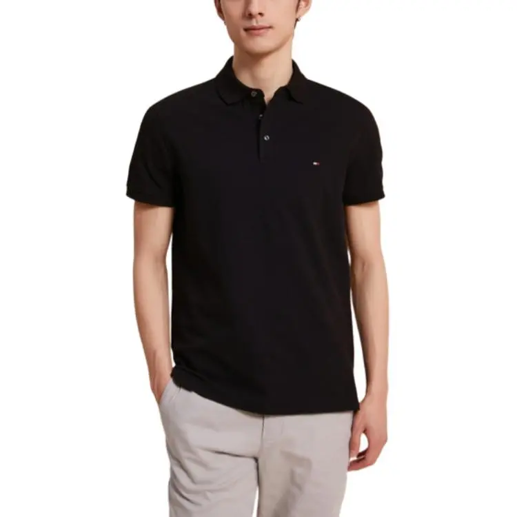 Tommy Hilfiger Polo Shirt Men's Black-2