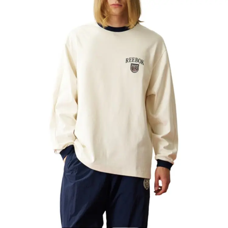 Reebok T Shirts Unisex Ecru-2