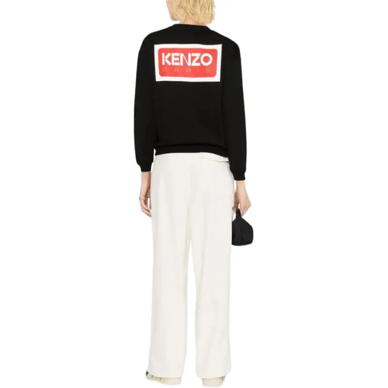 KENZO Logo Detailed Crewneck Sweatshirt-3