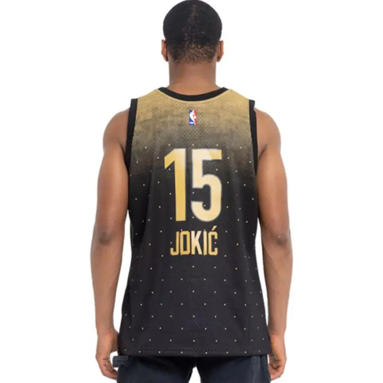 Mitchell Ness Basketball Jerseys Unisex Black-4