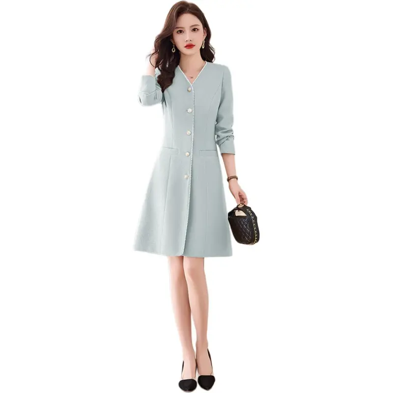Fele.d Long Sleeved Dress Women's-2