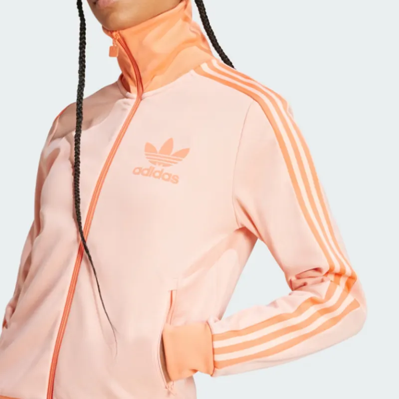 Adidas Women's Beckenbauer Track Top Glow Pink-3
