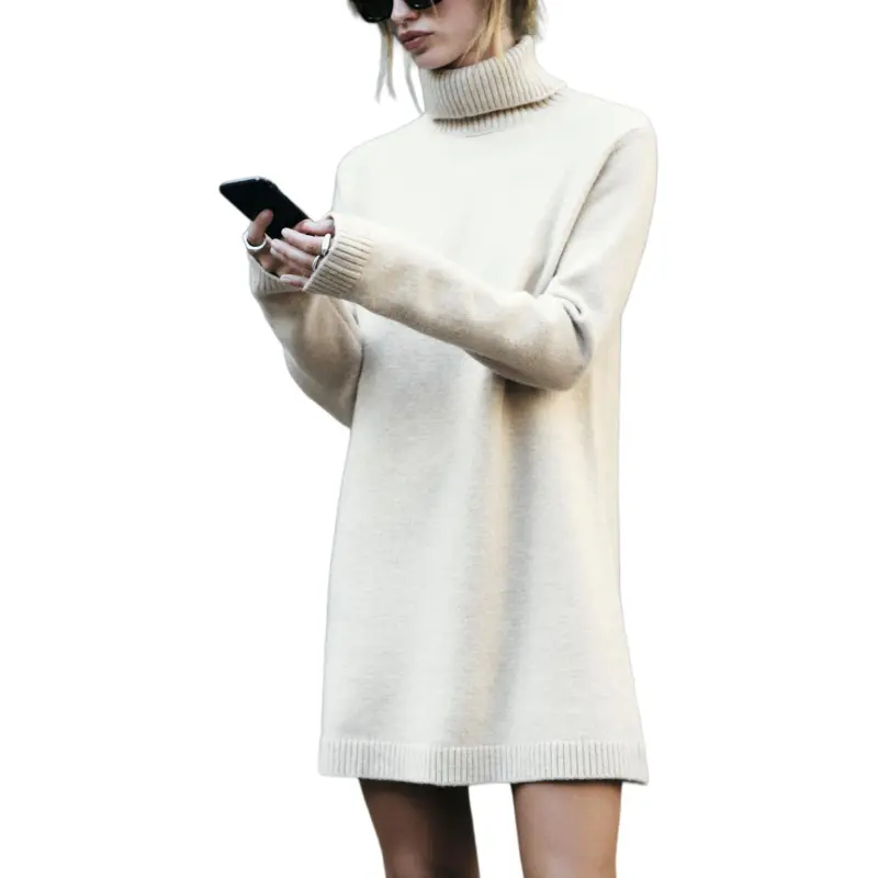 ZARA Long-Sleeved Dresses Women's White-2