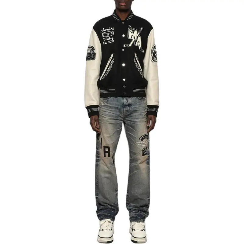 AMIRI Hockey Varsity Jacket-2