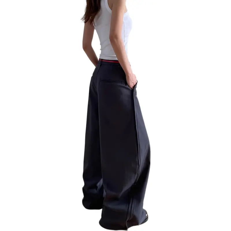VINMUK Casual Pants Unisex Gray-4