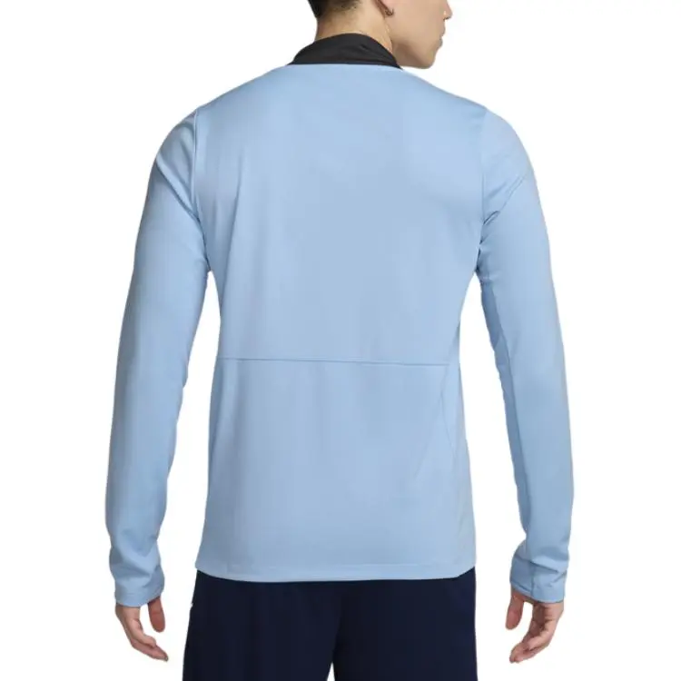 Nike Dri Fit T Shirt Men's Soul Blue/Coal Black/Campus Royal Blue-3