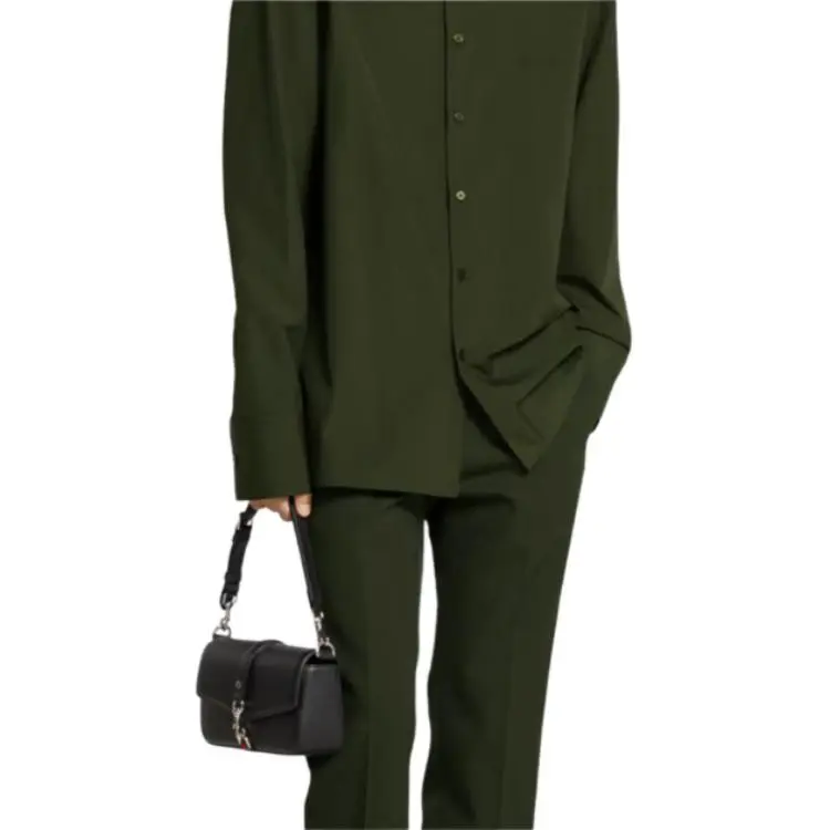 GUCCI Shirts Men Green-3