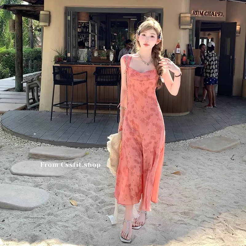 Pa33word Fashion Slip Dress Women's Soft Color Series Selected-11
