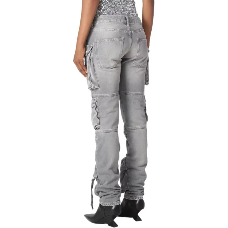 The Attico Essie Tapered Cargo Long Pants-4