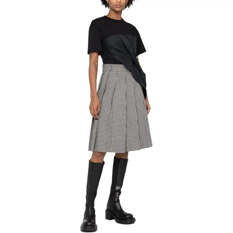 Alexander McQueen Asymmetric Ruched Detailed T-Shirt-4