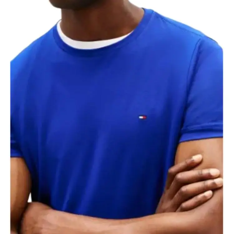 Tommy Hilfiger T Shirt Men's Triangular Blue-4