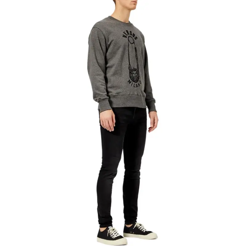 VERSUS Sweatshirts Men Gray-4