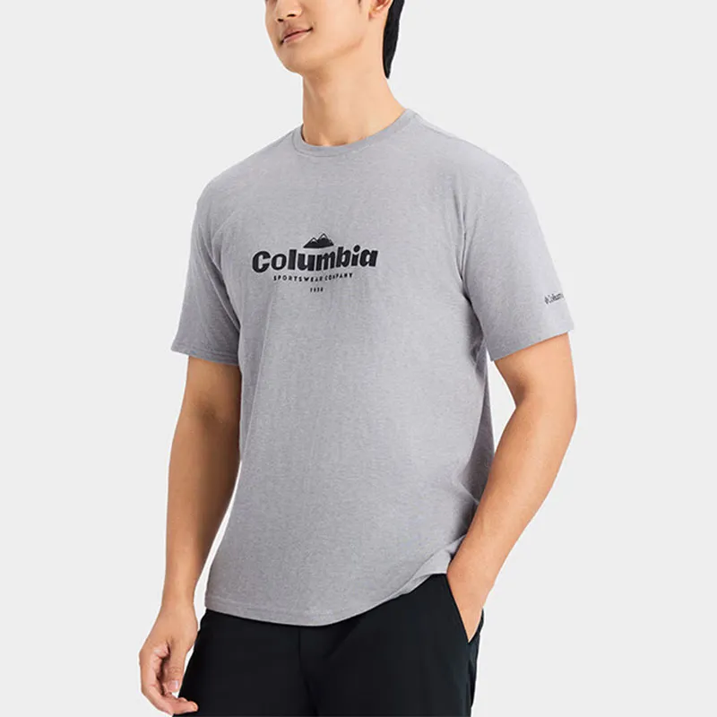 Columbia T Shirts Unisex Gray-3