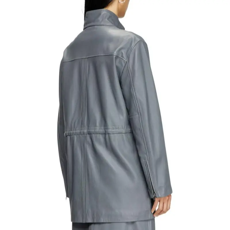 DIESEL L Wen Leather Field Jacket-3