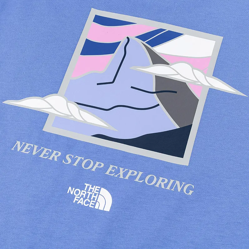 THE NORTH FACE Regular T Shirt Women's Blue Purple-3