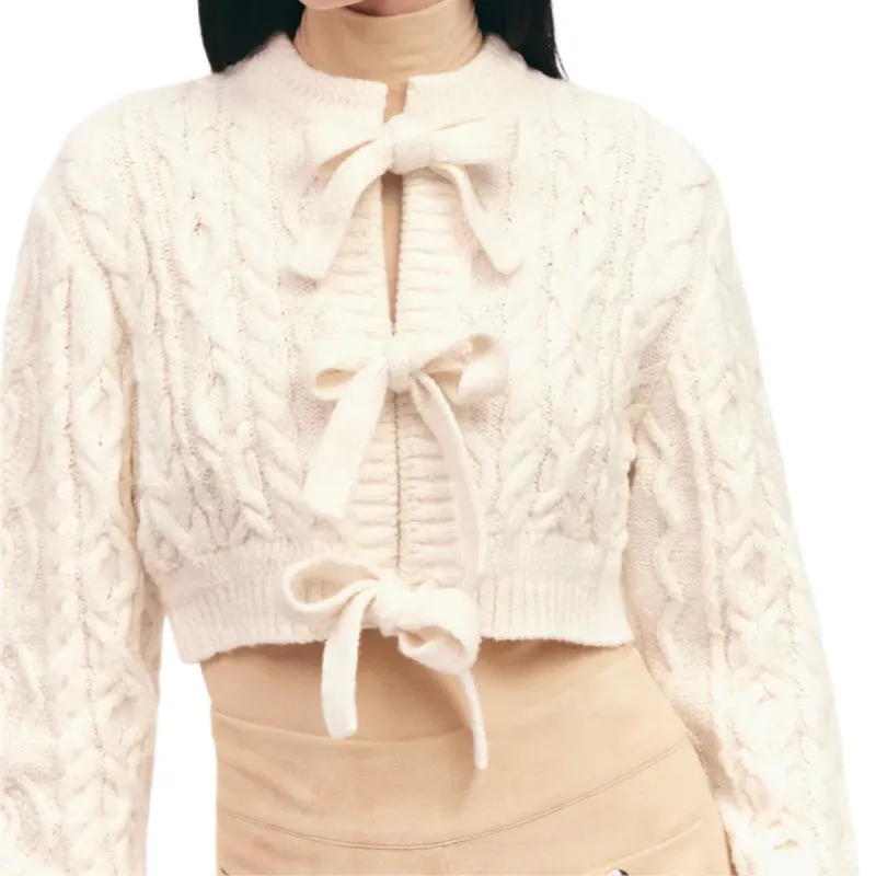 CHANEL COCO NEIGE Series Knitwear Women's Beige-1