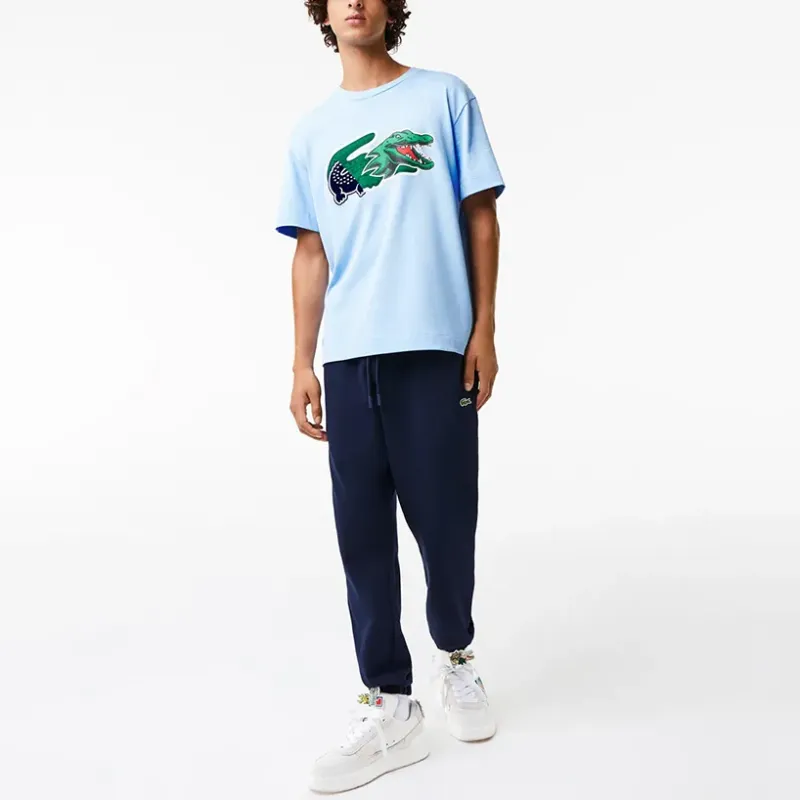 LACOSTE T Shirts Men Sky Blue-1