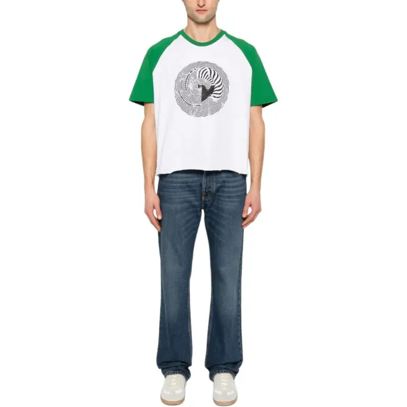 Golden Goose Graphic Printed Crewneck T Shirt-1