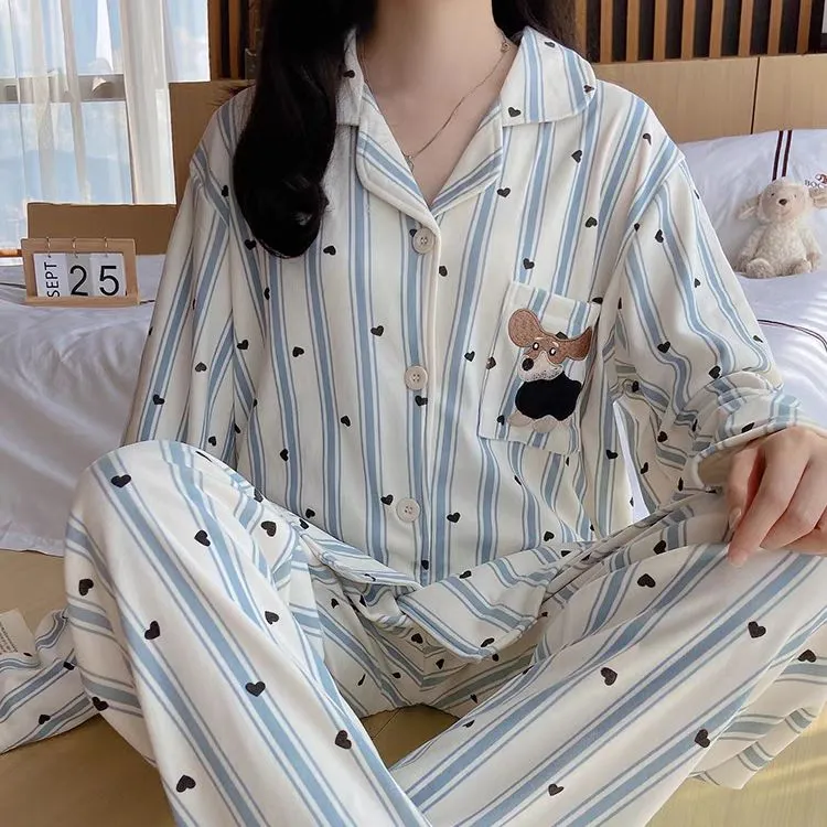 WANANNI Pajama Set Women's Sky Blue-2