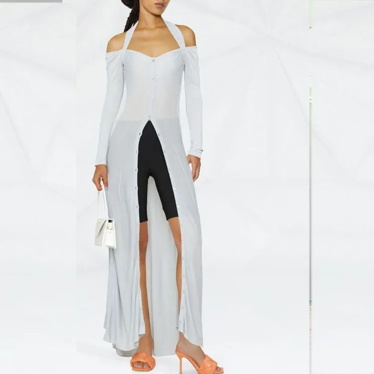 Jacquemus Lagoa Halterneck Dress-1