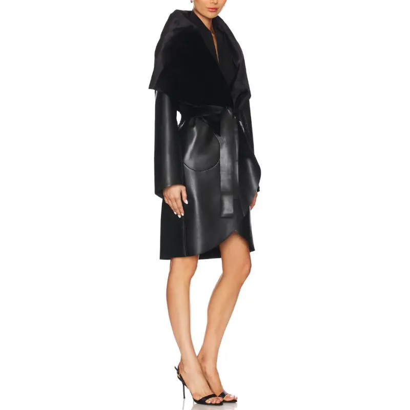 NORMA KAMALI Coats Women's Black-4