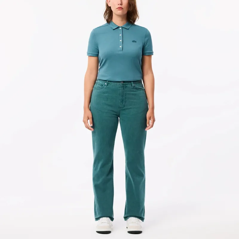 LACOSTE Straight leg Cotton Jeans-1