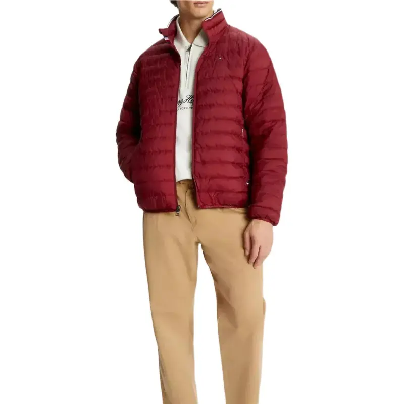 Tommy Hilfiger Recycled Packable Jacket Jackets Coats Men's Red-3