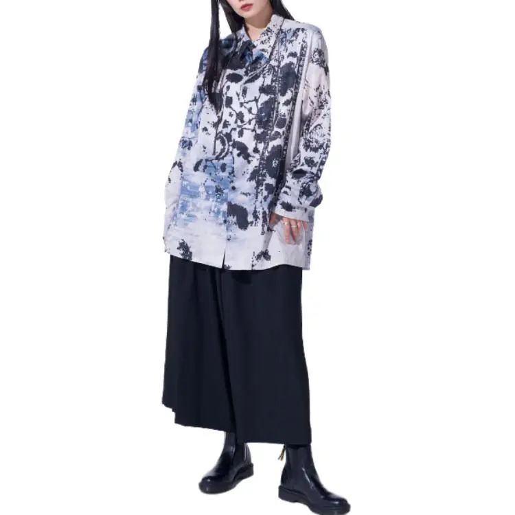 Yohji Yamamoto S'YTE FW24 Shirt Unisex Blue-11