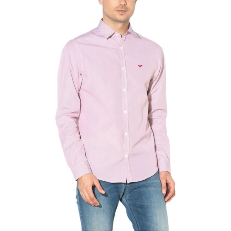 EMPORIO ARMANI Shirts Men Maroon-2