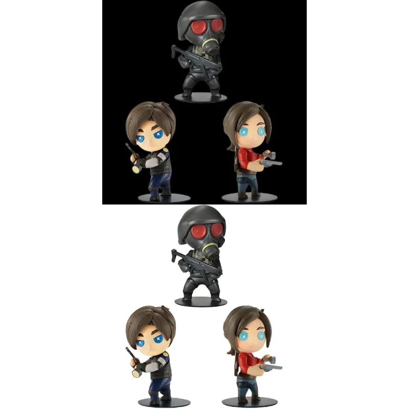 PRIME 1 STUDIO Resident Evil Characters Cutie1plus Resident Evil 2 Remake Combination Set Chibi Figures-3
