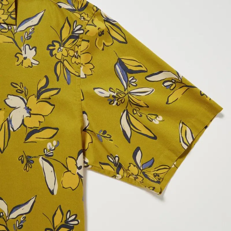 UNIQLO Shirt Unisex Earth Yellow-2