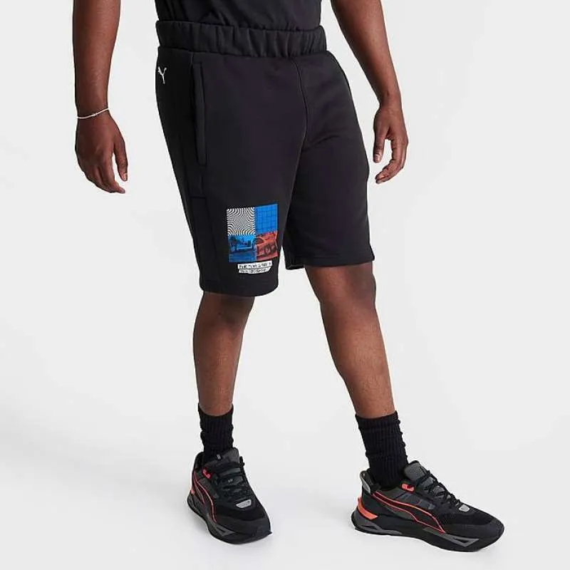 PUMA Bmw M Motorsport Men's Graphic Shorts-4