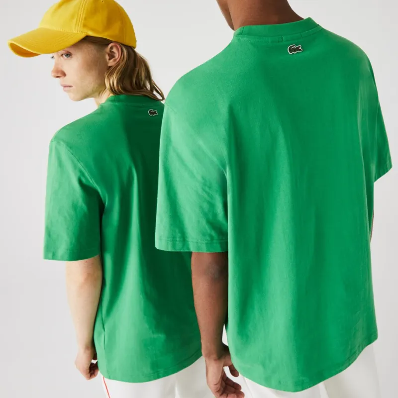 LACOSTE T Shirts Unisex Green-3