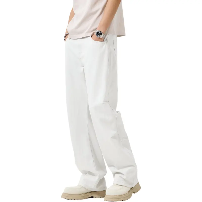 SNOW FLYING Jeans Unisex White-11