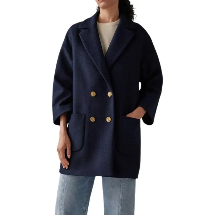 RED VALENTINO FW21 Coat Women's Dark Blue-2
