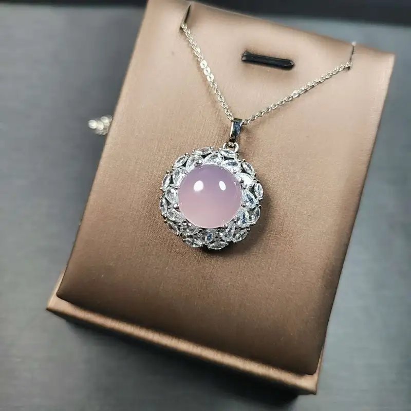 Gifts Chalcedony Necklaces Unisex-5