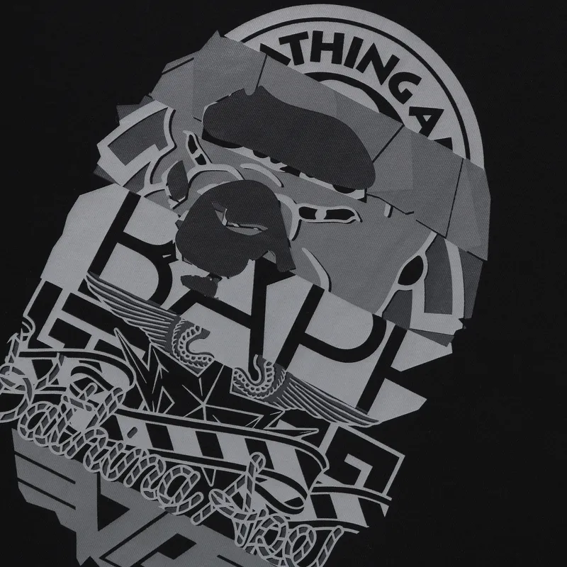 Bape Multi Logo Ape Head Relaxed Fit Tee-3