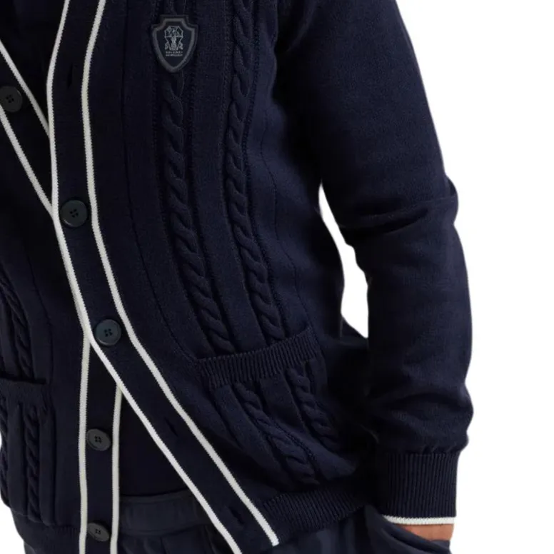 Brunello Cucinelli Cable Knit Cardigan-5