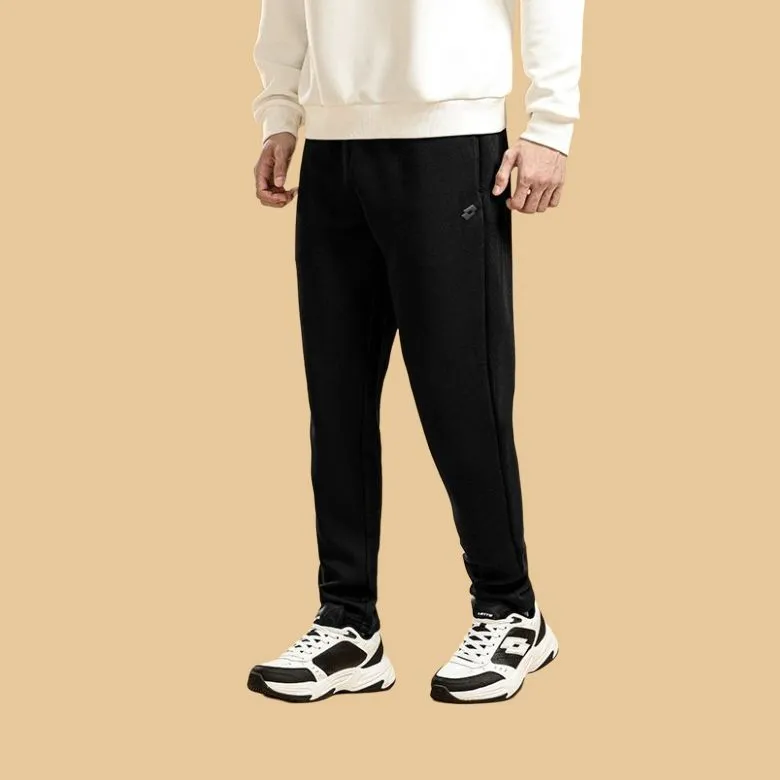 LOTTO Knitted Sports Pants Men's Black-3