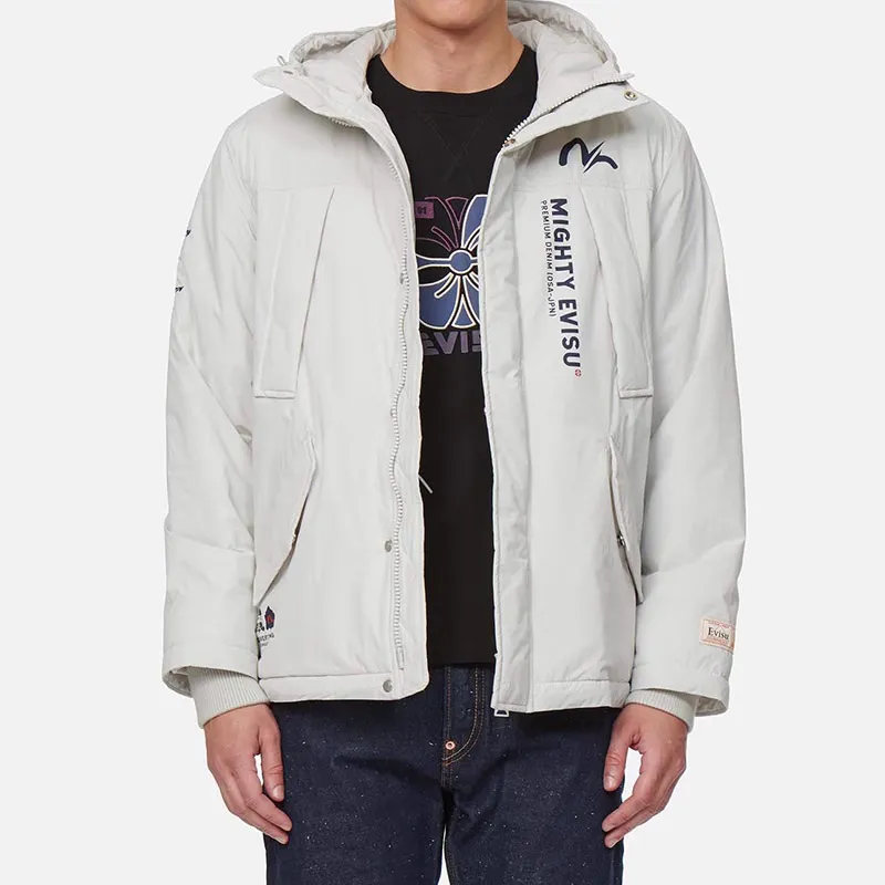 EVISU Jackets Men Light Gray-4