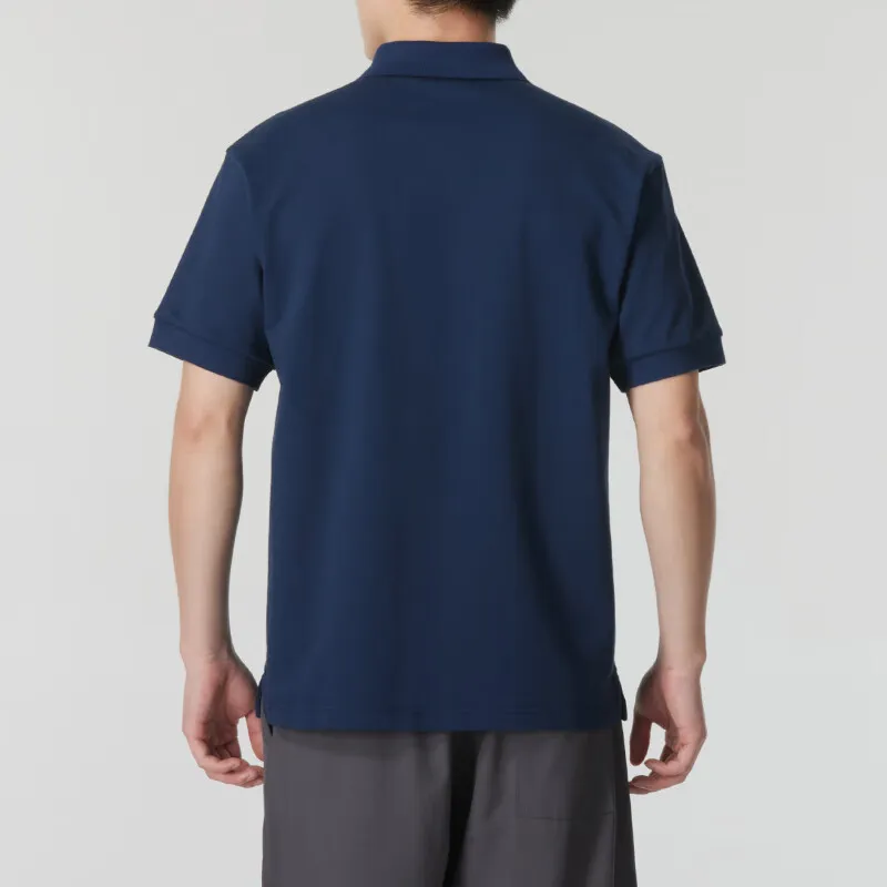 New Balance Polo Shirt Men's Marine Blue-4