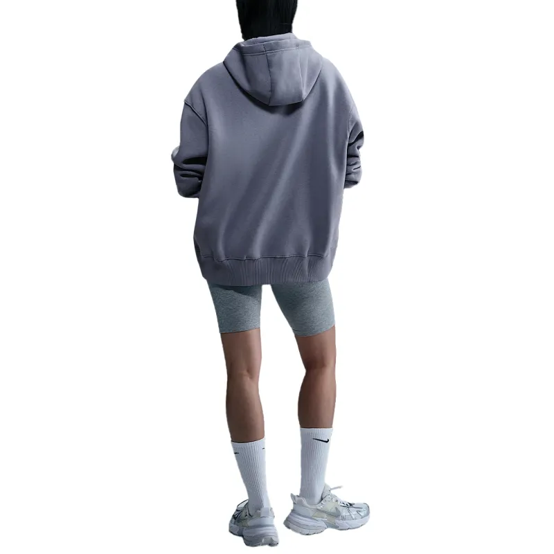 Nike Sportswear Phoenix Fleece Capuche Pour Femme Sweatshirt Women's Gray Limestone-1